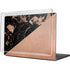 Black and Rose Gold Marble Split MacBook Cases