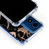 Black and Rose Gold Marble Split Moto G 5G (2024) Clear Case