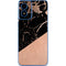 Black and Rose Gold Marble Split Moto G Play 4G (2024) Skin