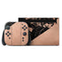 Black and Rose Gold Marble Split Nintendo Skins