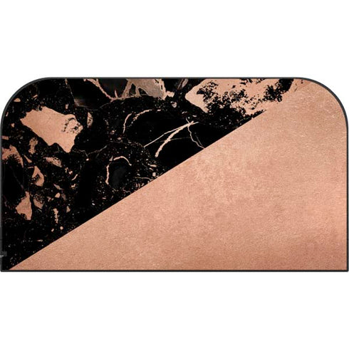 Black and Rose Gold Marble Split Nintendo Switch 2 (2025) with Joy-Con Skin