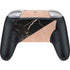 Black and Rose Gold Marble Split Nintendo Switch 2 (2025) Pro Controller Skin