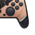 Black and Rose Gold Marble Split Nintendo Switch 2 (2025) Pro Controller Skin