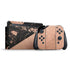 Black and Rose Gold Marble Split Nintendo Skins