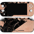 Black and Rose Gold Marble Split Nintendo Skins