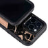 Black and Rose Gold Marble Split Otterbox Defender iPhone Skin