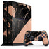 Black and Rose Gold Marble Split PlayStation PS4 Skins
