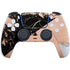 Black and Rose Gold Marble Split PS5 Pro Disk Bundle Skin