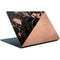 Black and Rose Gold Marble Split Surface Laptop Skin