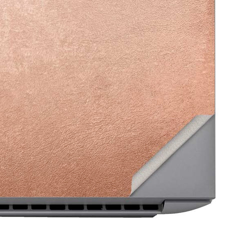 Black and Rose Gold Marble Split HP ZBook Fury 16 G10 Skin