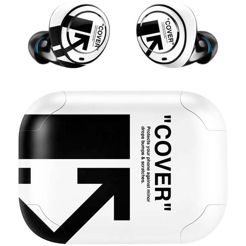 Black and White Arrows Amazon Echo Buds Skin