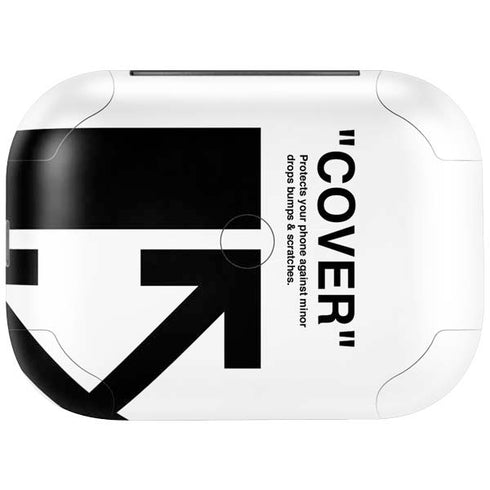 Black and White Arrows Amazon Echo Buds Skin
