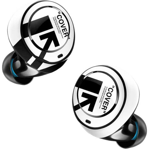 Black and White Arrows Amazon Echo Buds Skin