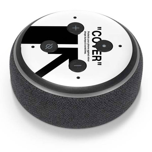 Black and White Arrows Amazon Echo Dot Skin