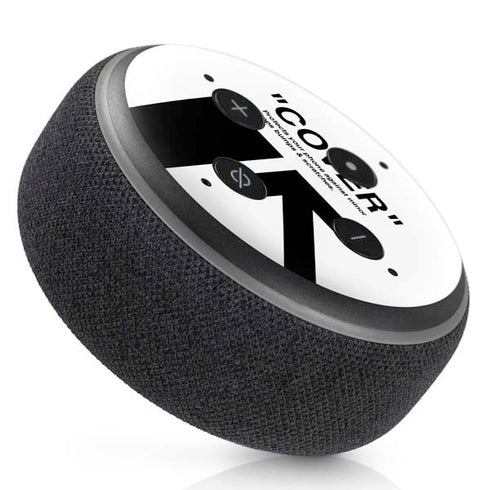 Black and White Arrows Amazon Echo Dot Skin