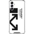 Black and White Arrows Gabb Phone 4 Clear Case
