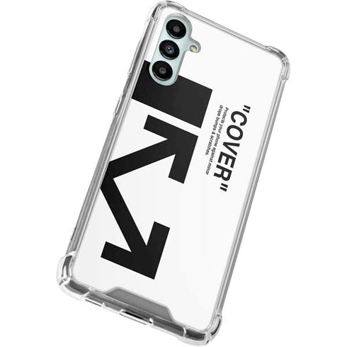 Black and White Arrows Gabb Phone 4 Clear Case