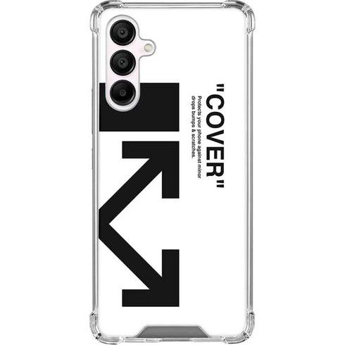Black and White Arrows Galaxy A16 5G Clear Case