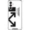 Black and White Arrows Galaxy A16 5G Clear Case