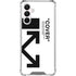 Black and White Arrows Galaxy A16 5G Clear Case