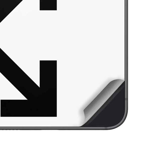Black and White Arrows Galaxy A16 5G Skin