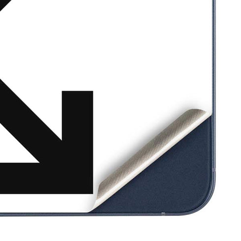 Black and White Arrows Galaxy A35 5G Skin