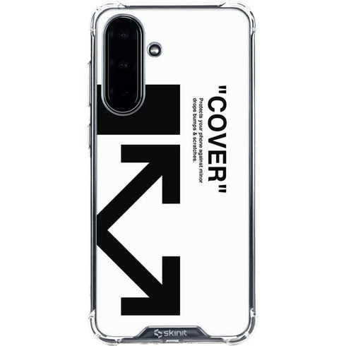 Black and White Arrows Galaxy A36 5G Clear Case