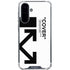 Black and White Arrows Galaxy A36 5G Clear Case