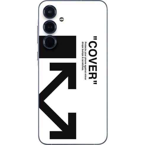 Black and White Arrows Galaxy A55 5G Skin