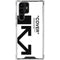 Black and White Arrows Galaxy S23 Ultra Clear Case