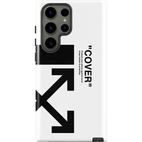 Black and White Arrows Galaxy S23 Ultra Pro Case