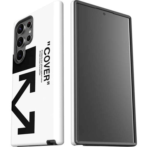 Black and White Arrows Galaxy S23 Ultra Pro Case