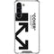 Black and White Arrows Galaxy S24 FE Clear Case