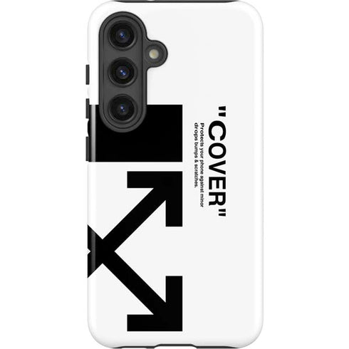 Black and White Arrows Galaxy S25 Impact Case
