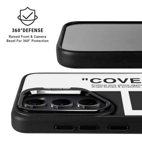 Black and White Arrows Galaxy S24 Kickstand Case