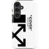 Black and White Arrows Galaxy S25 Plus Impact Case