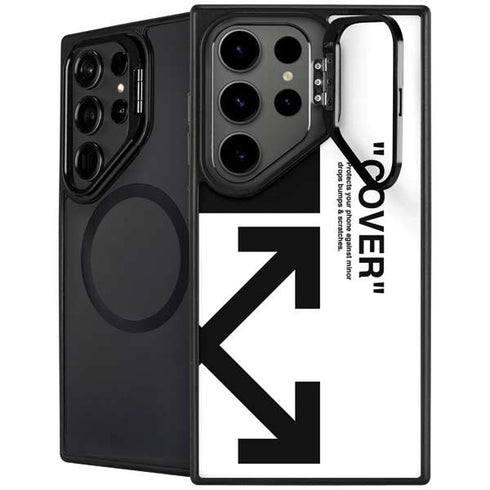 Black and White Arrows Galaxy S24 Ultra Kickstand Case