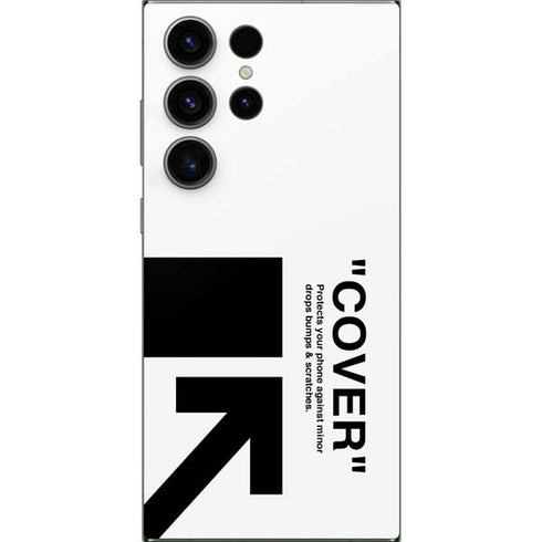 Black and White Arrows Galaxy S25 Ultra Skin