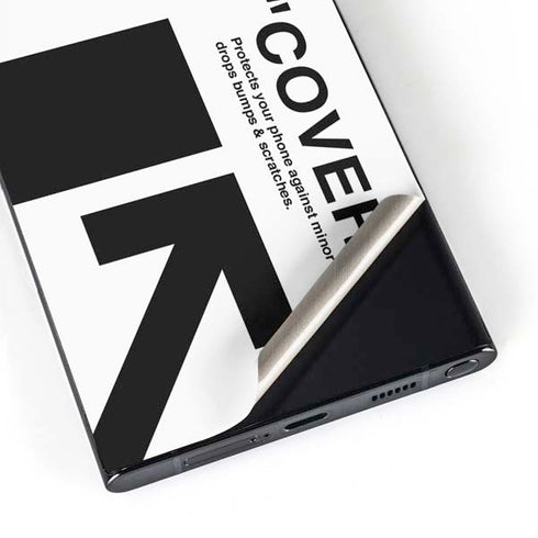 Black and White Arrows Galaxy S25 Ultra Skin