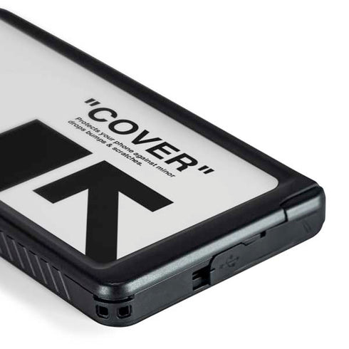 Black and White Arrows Galaxy S24 Ultra Waterproof Case