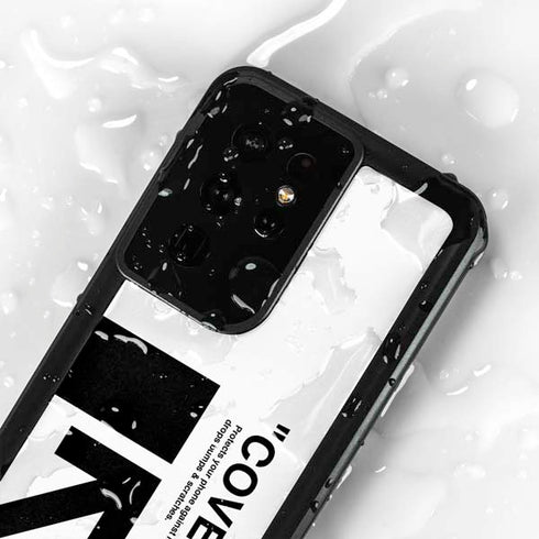 Black and White Arrows Galaxy S24 Ultra Waterproof Case