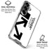 Black and White Arrows Galaxy S26 Clear Case