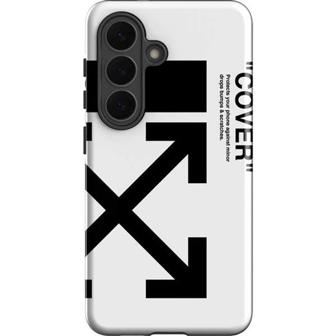 Black and White Arrows Galaxy S26 Impact Case