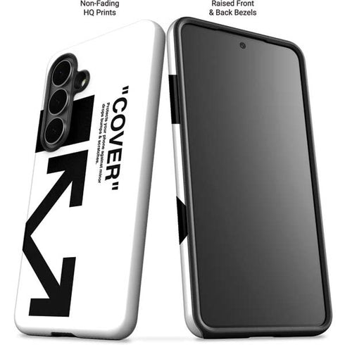 Black and White Arrows Galaxy S26 Impact Case