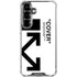 Black and White Arrows Galaxy S26 Plus Clear Case