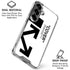 Black and White Arrows Galaxy S26 Plus Clear Case