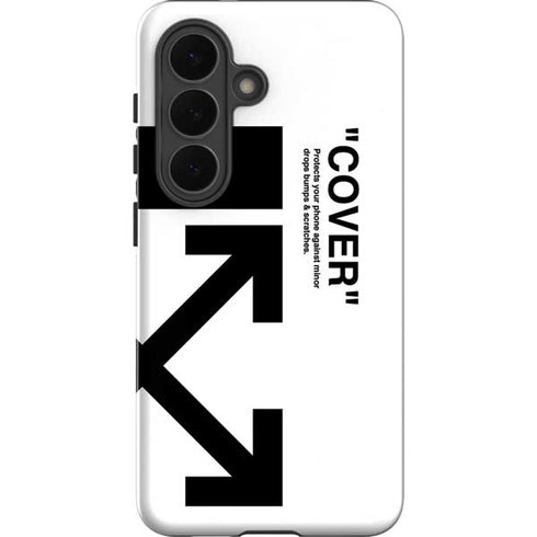 Black and White Arrows Galaxy S26 Plus Impact Case