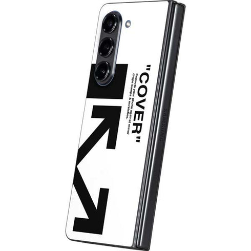 Black and White Arrows Galaxy Z Fold5 5G Skin