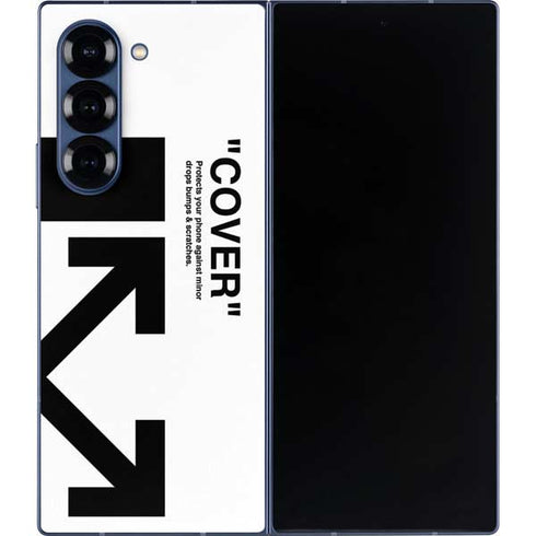 Black and White Arrows Galaxy Z Fold6 Skin