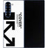 Black and White Arrows Galaxy Z Fold6 Skin